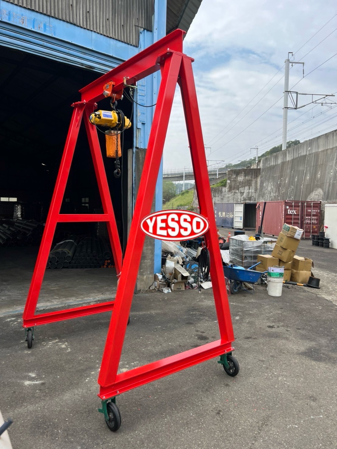 訂製鋼製龍門吊架/雙A架