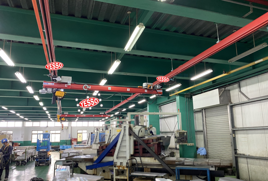 KBK 組合式鋼製輕型軌道天車系統（架空懸掛型）