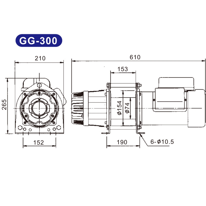 GG-300規格圖