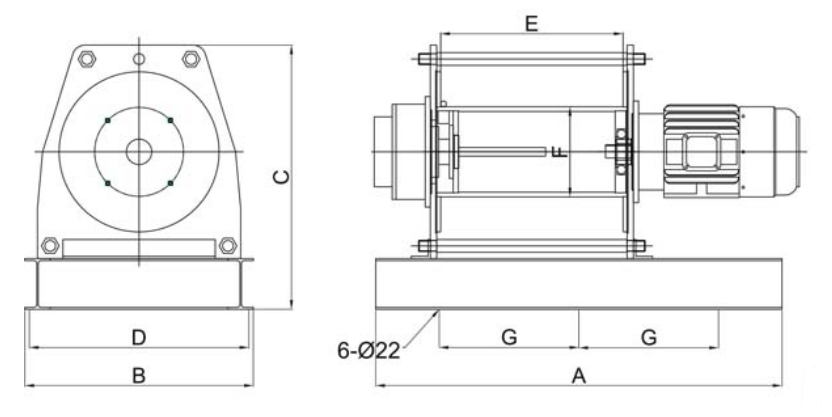 SC-10050 高揚程電動捲揚機｜5噸（5000公斤）